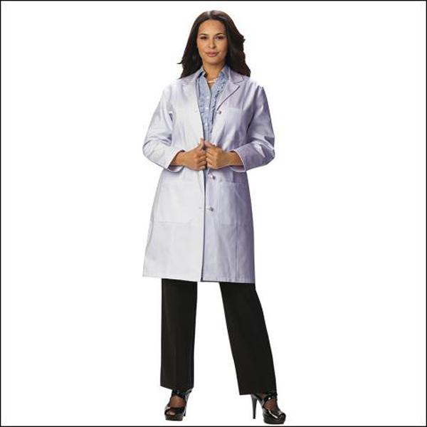 Women’s Knot Button Executive Lab Coat – Up To Date Laundry – The ...